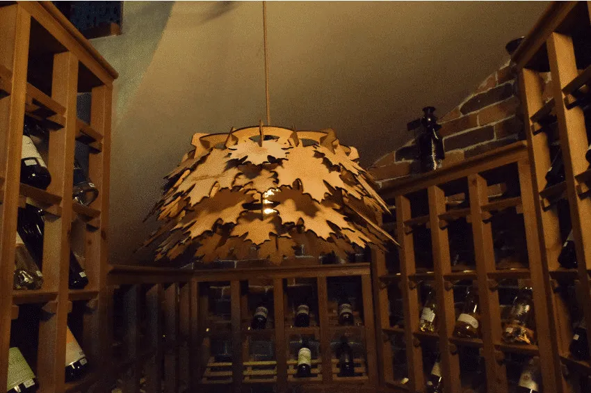 6j1orb82 Кленов Лист Лампа пендел полюлей